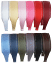 Stitched Grosgrain Wide Headbands - Lined with Velcro for non-slip endurance.
