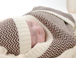 Herringbone Swaddler & Hat