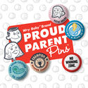 Diaper bag flair for hip new parents. See what else Wry Baby is proud of at wrybaby.com
