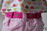 Pink Dapper Snapper toddler belt