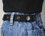 Black Dapper Snapper toddler belt