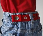 Red Dapper Snapper toddler belt