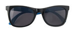Jackie sunglasses available in white with pink, pink with white, black with blue & tortoise. For 2-4 yrs. 100% UV protection.