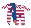 Americana Footed Romper