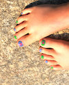 Poppy Drops as Nail Art