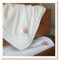 Ultra plush bamboo velour receiving blanket is the perfect welcome for baby