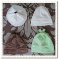 Fruitful Bambeanie Hats - choose from cocoa or lime bamboo velour full-coverage hats that are fully lined and perfect year round