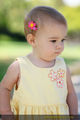 Pink Flower Clip