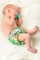 Our signature All-in-One cloth diaper fits babies as small as 7 pounds and goes up to 33 pounds