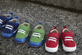 Cody in blue, green and red