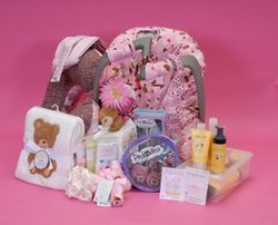 BopStarBaby, BabyMakes3, Baby Girl Basket 