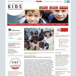 Screenshot of www.kidsdonations.org