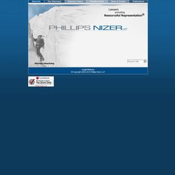 Screenshot of www.phillipsnizer.com