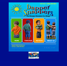 Screenshot of www.dappersnappers.com
