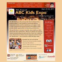 Screenshot of theabcshow.com/