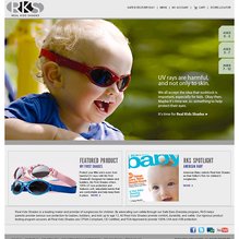 The Giggle Guide® - Real Kids Shades Screenshot of www.realkidshades.com