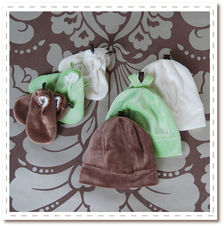 Top to Tootsies Organic Bamboo Gift Set - Bambooties and Bambeanies from Satsuma Designs