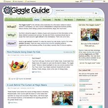 Screenshot of TheGiggleGuide.com