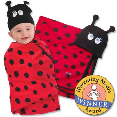 Snuggle Bug Swaddle Blanket and Cap Set