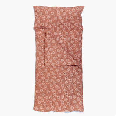 Toddler Nap Mat in Blush Rose Flannel