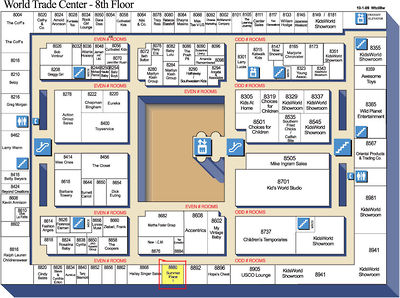 Dallas Market Center - Kids World Floor Map