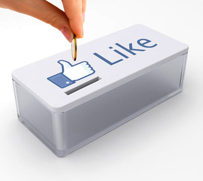 Facebook's thumbs-up icon depicts members' product devotion online.
