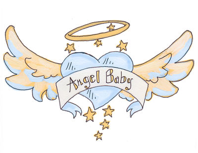 Our new design "Angel Baby" in blue