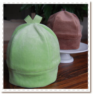 Fruitful Bambeanie Bamboo Baby Hat - Choose Lime or Cocoa with adorable ribbon details