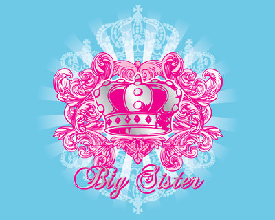 Big Sister Crown T-shirt with matching Party Kit