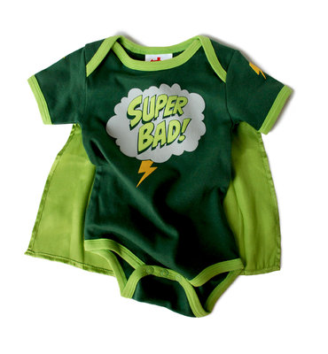 The New "Super Bad" Super Snapsuit™ from Wry Baby.