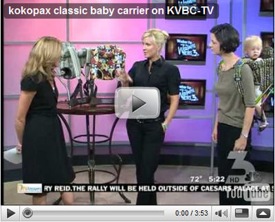 kokopax classic baby carrier on KVBC-TV