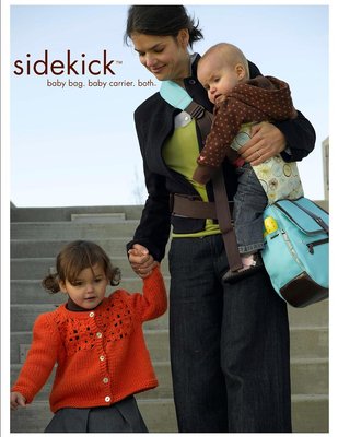 The Sidekick:  baby bag, baby carrier, both