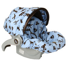 Little Boy Blue Infant Car Seat Cover