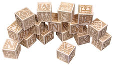 Natural ABC Block Set from Maple Landmark Woodcraft