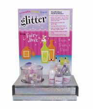 Glitter station allows the girls to create their own style