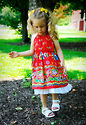 Fiesta, smocked and ruffled separates and dresses in vibrant prints and solids