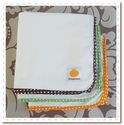 Bamboo flannel swaddling blanket is breathable, oversized, soft, stretch and sleep enducing!