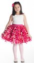 New Petal Skirt is so fun you just want to dance to see it move.  Fully lined.elastic waist. 